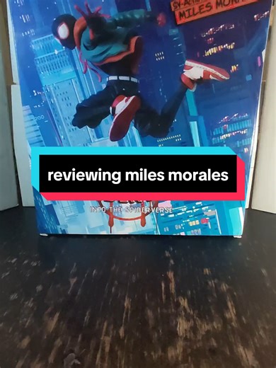 reviewing sv-action miles #figtok #unboxing #fyp #figureopening #spiderman