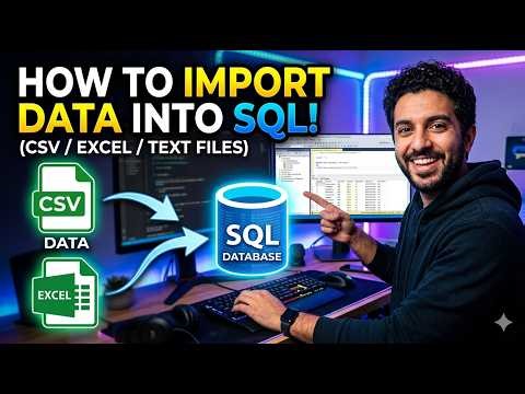 How to import the data into sql ? #sql #viral #video
