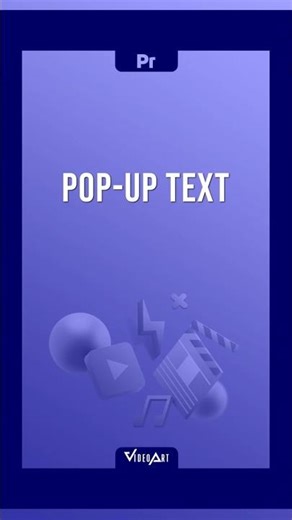 Pop Up Text in Premiere Pro #003 #premierepro #tutorial #animation #text #popup