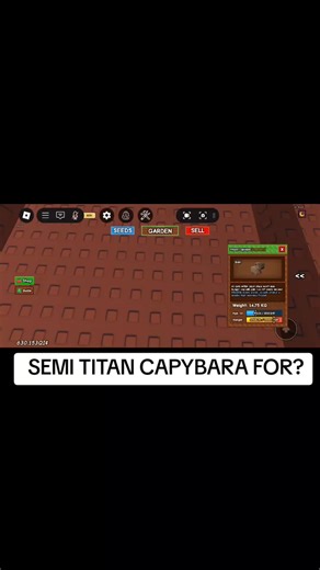 Exploring the Semi Titan Capybara in Roblox
