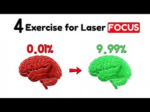 Boost your focus today with 4 simple exercises!
