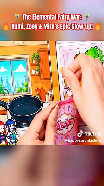 The Elemental Fairy War Rumi, Zoey & Mira’s Epic Glow-up! #trending #sprunki #kids