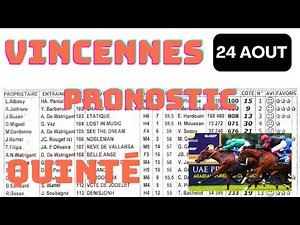 Pronostic Quinté du Jour | Analyse Complète & Astuces Gagnantes VINCENNES 25