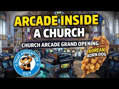 Church Arcade Grand Opening!! 150 RETRO Arcade & Pinball Games in an OLD CHURCH! Adventure 125