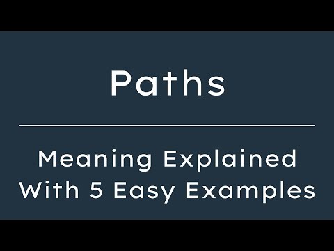 What Does Paths Mean? Paths Meaning in English With 5 Example Sentences