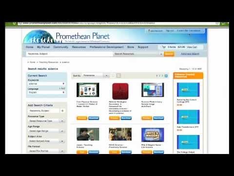 ActivTips - Downloading Flipcharts from Promethean Planet