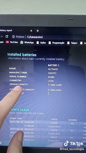 Como ver a saúde da bateria do seu notebook!