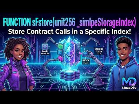 How to Store Data in StorageFactory using sFstore() | Solidity Tutorial