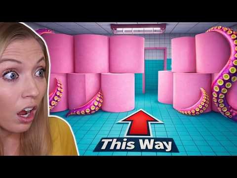 I CAN NEVER LEAVE THIS WEIRD BATHROOM!