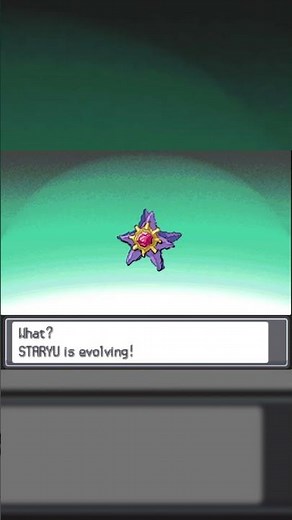 Staryu Evolution in Pokemon Heart Gold and Soul Silver #Shorts