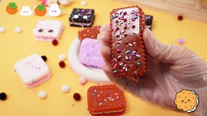 Squishy Fidget Toys 3Pack - Kawaii Cookies Squeeze Toys for Kids Adults, Stress Relief Sensory Toys, Kids Squeeze Toys for Anxiety Relief Party Favors Gifts for Girls & Boys (Bear)