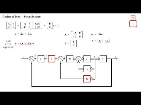 Type 1 Servo (reference tracking) for Plants with no Integrator – Inverted pendulum with MATLAB Code