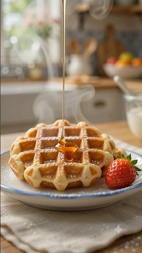 Making Perfectly Crispy Mini Waffles in a Miniature Kitchen 🧇✨