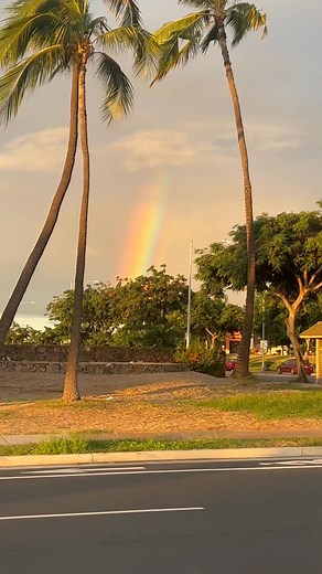 Off to work and saw this portion of rainbow 🌈, huh! 🤔 | Musica Paraiso