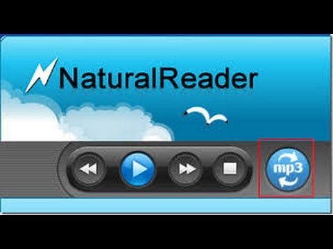 How to use natural reader to read text
