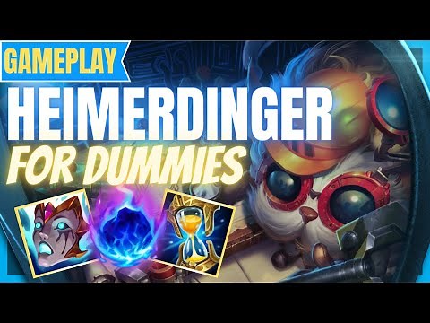 How To Play Heimerdinger for Dummies - Full Gameplay Commentary Heimerdinger Mid Guide Season 11