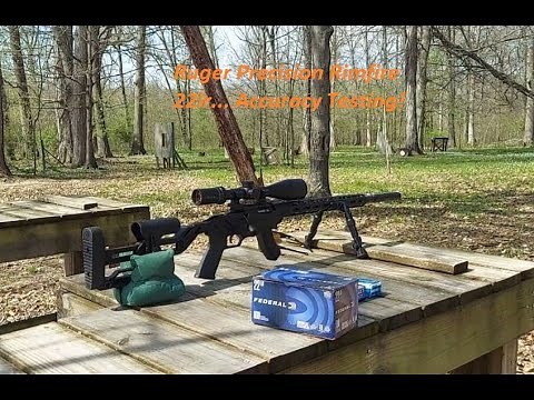 Ruger Precision Rimfire 22lr.. Accuracy Testing