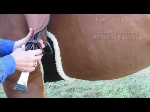 Rider Safety: Use the Hobble Straps with Circle Y Saddles