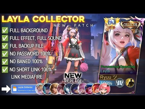 Script Skin Layla - Paranormal Operative No Password | Full Effect Voice | Patch Terbaru