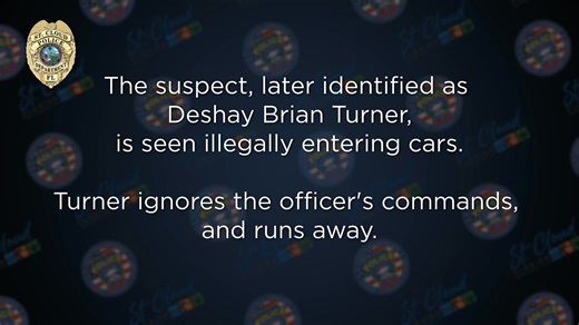 VIEWER DISCRETION ADVISED: This video depicts body-worn camera footage from an officer-involved shooting that occurred at 2:45 a.m. on the morning of December 14, 2025. It may not be appropriate for all viewers. Officers responded to a security alarm activation at the Starling Chevrolet on East Irlo Bronson Memorial Highway. When officers arrived, they observed the suspect, Deshay Brian Turner, inside a vehicle on the lot. Before officers arrived, Turner armed himself with a firearm that he had
