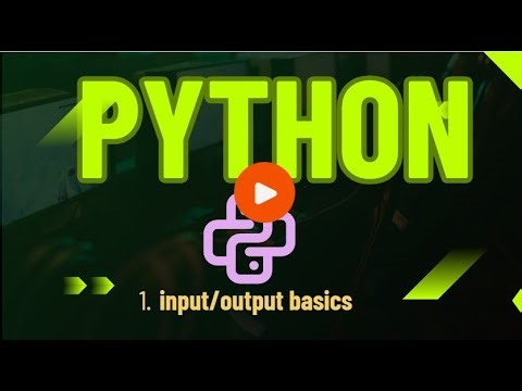 Python | Chapter one(Input/output basics) | Cs