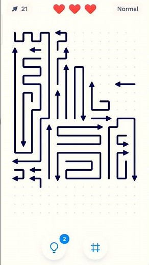 Arrows is a minimalist logic, "tap-away" puzzle game 🎯🎮🎮🎮