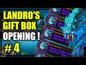 WoW TCG Landro's Gift Box OPENING! #4 Chance at getting Spectral Tiger mounts!! Shadowlands