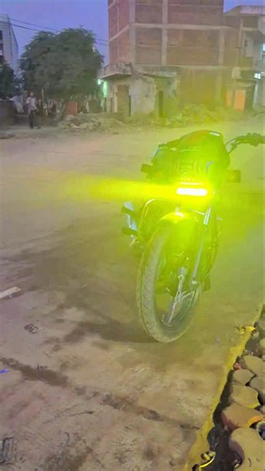 splendor bike 6lens led light installation #lens #light #shots #viral #ytshorts