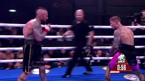 One of these punches broke Dean Paterson's hand 🤔 #BKB38 #bareknuckle #BKB | BKB Bare Knuckle Boxing