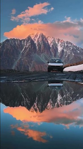 perfect reflection shot