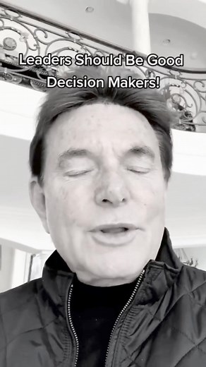 Leaders should indeed be good decision-makers. Making effective...