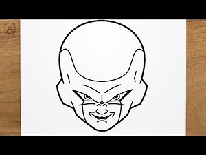 How to draw FREEZA (Dragon Ball) step by step, EASY