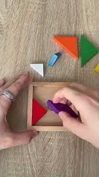 Insert the red triangle into the frame