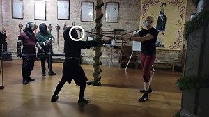 In this video from my workshop at the Chicago Swordplay Guild earlier this year I give three specific ways to challenge your partner’s control of the centre. A myriad of circumstances should be proof to these challenges from an initial attack, to a constraint, to a counter-attack. | Path of the Sword