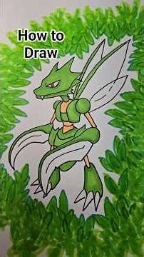 freehand drawing Scyther