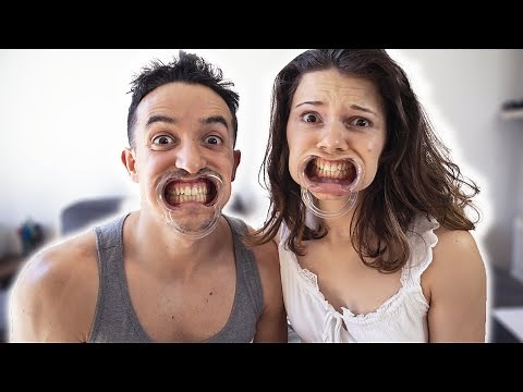 We cry with laughter as a couple! (chew word challenge)