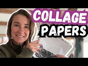 Making Unique Collage Papers For Collagraphs (Part 1)