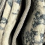 6x9 Area Rugs for Living Room: Washable Modern Abstract Rug Large Soft Non Slip Rug Indoor Low Pile Carpet for Bedroom Dining Room Home - Blue Grey Brown