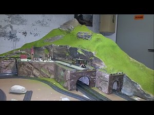 Berg bauen H0, HD Aufnahmen