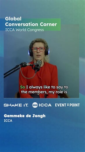 GCC Episode 4 - “Finding the Common Ground” with Gemmeke de Jongh How do we create content that brings a global community together? 🤝 We sat down with Gemmeke de Jongh, ICCA Senior Manager Education & Impact, to explore the role of content as a connector, how co-creation shaped this year’s Congress, and why diversity of perspectives makes our industry stronger. 🌍 Tune into the full episode on Spotify or YouTube using the link in bio. Brought to you by ICCA, Event Point and SHAKE IT. ✨ #ICCAWor