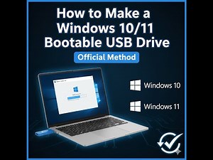 How to Make a Windows 10/11 Bootable USB Drive