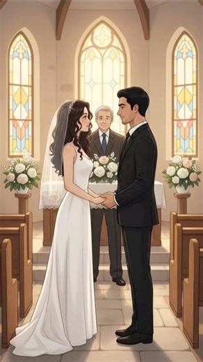 Christian Wedding 💍 | Ghibli Style Love Story|Calm & Cozy|#ghiblistyle #animation #asmr