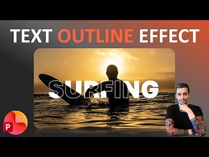 PowerPoint Tips - Outline Text Effect | Easy Method
