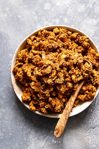 Vegan Tempeh Taco "Meat" • Happy Kitchen