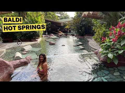 VOLCANIC HOT SPRINGS! Baldi Hot Springs in La Fortuna Costa Rica