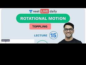 NEET 2020: Rotational Motion - L 15 | Toppling | NEET Physics | Unacademy NEET | Mahendra Sir
