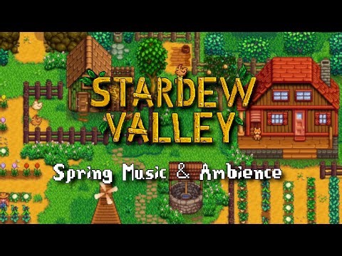 Stardew Valley Spring Farm Ambience 🌸 | 2 Hours Relaxing Music & Sounds for Study, Sleep, Focus