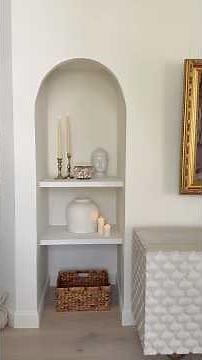 Style my home with me: accessorizing my living room arch #interiordesign #homedecor
