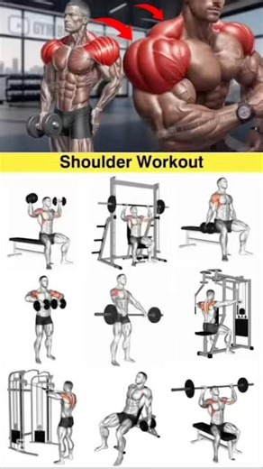 Shoulder full workout with first voiceover video #foryou #viraltiktok #1millionviews #newtrendingtiktok #trending #gymmotivation #bodybuilding #gym #gymlover #instagram #bodyfitness35 #fitness #bodybuilder #attitude #capcut #instaviral #facebook #facebookpage | fitness workout