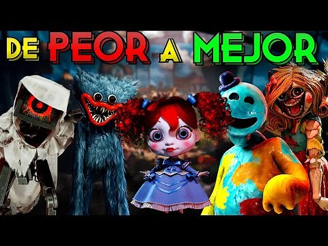 Todos los personajes de Poppy Playtime de PEOR a MEJOR!